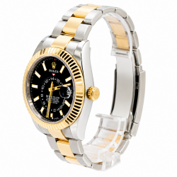 Rolex Sky-Dweller Two-Tone Black Dial 42MM 326933 Watch